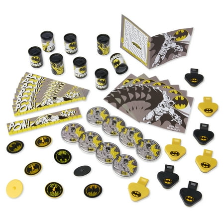 Batman Party Supplies Mega Favor Pack, 48-count