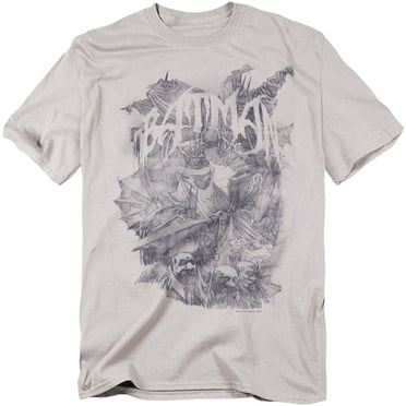 Batman T-Shirt Pencil Bat Collage Unisex Graphic Tee For Men & Women