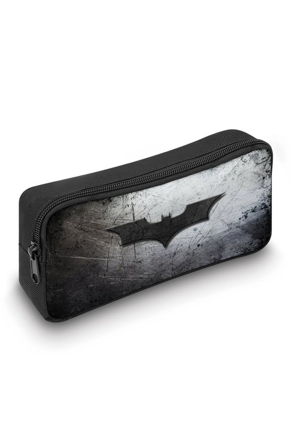 Batman Pencil Case, Durable Pencil Pouch with Big Capacity, Minimalist Portable Stationery Bag, Aesthetic Zipper Pencil Box