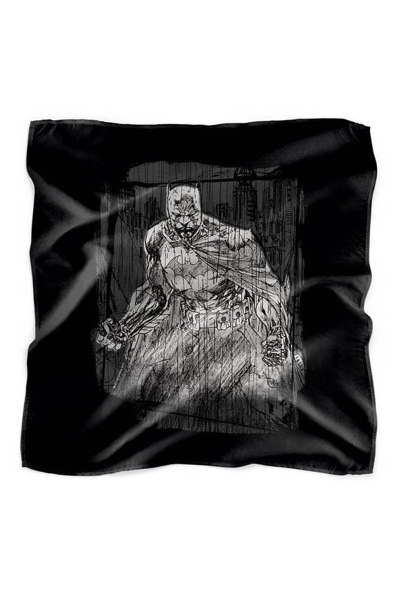 Pencilled Rain Bandana (21 in x 21 in)