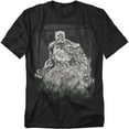 thumbnail image 1 of Batman T-Shirt Pencilled Rain Unisex Graphic Tee For Men & Women, 1 of 7