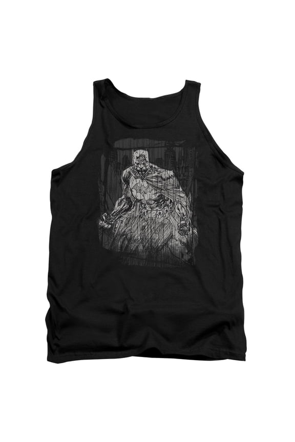 Batman - Pencilled Rain - Tank Top - Large