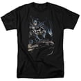 thumbnail image 1 of Batman Perched S/S Adult 18/1 T-Shirt Black, 1 of 2