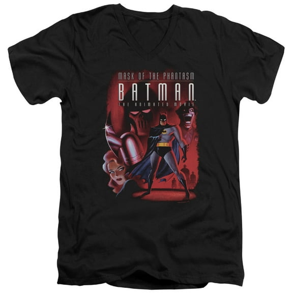Batman - Phantasm Cover - Slim Fit V Neck Shirt - Small
