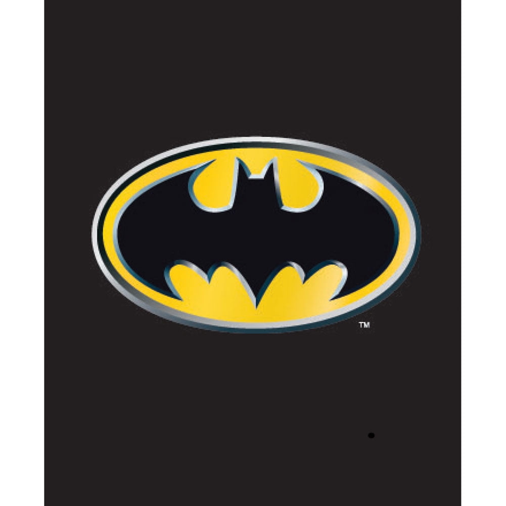 Batman Superhero Plush Blanket Bat Symbol, 79x95 Inches, 100 Acrylic