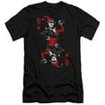 thumbnail image 1 of Batman Quinn Of Diamonds S/S Adult 30/1 T-Shirt Black, 1 of 1