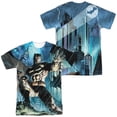 thumbnail image 1 of Batman Rainy Rooftop Unisex Adult Sublimated Costume T Shirt (Front/Back), 3X-Large Multicolor, 1 of 2