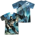 thumbnail image 1 of Batman Rainy Rooftop Unisex Adult Sublimated Costume T Shirt (Front/Back), Large Multicolor, 1 of 2