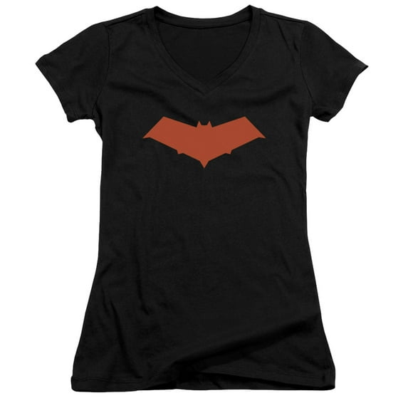Batman Red Hood Junior Women's T-Shirt V-Neck Black