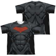 Batman - Red Hood Style 2 Front/Back Print - Youth Short Sleeve Shirt - Large