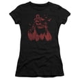 thumbnail image 1 of Batman Red Knight S/S Junior Women's T-Shirt Sheer Black, 1 of 1