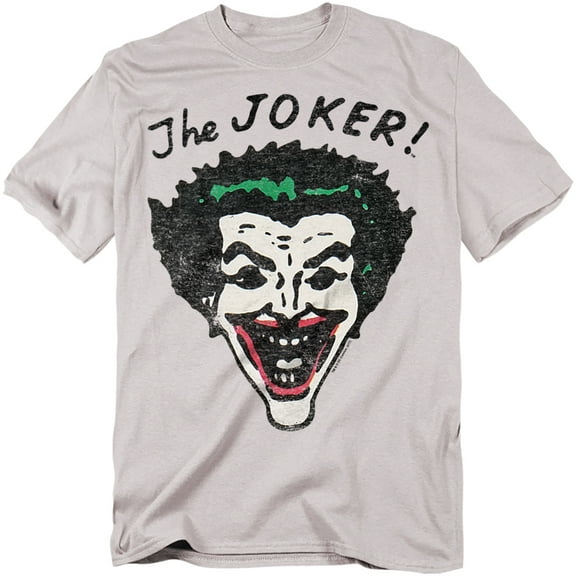 Batman Retro Joker Mens Short Sleeve Shirt