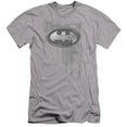 thumbnail image 1 of Batman - Rivited Metal Logo - Premium Slim Fit Short Sleeve Shirt - Medium, 1 of 2