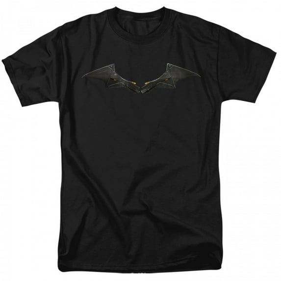 Batman Robert Pattinson Chest Armor Logo T-Shirt-Small