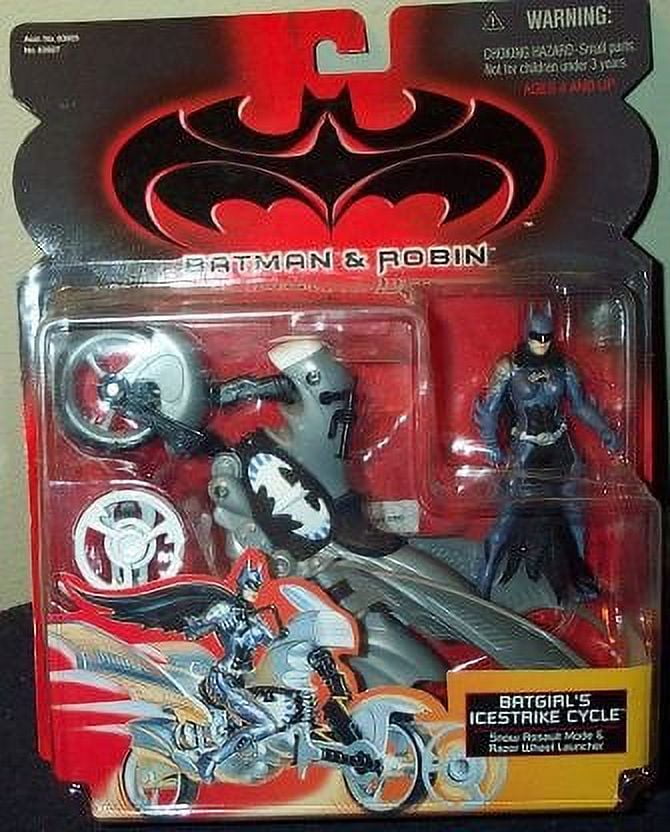 Batman & Robin Batgirl's Icestrike Cycle and Action Figure Kenner