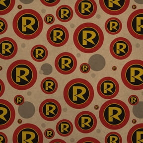 Batman Robin Logo Premium Kraft Gift Wrap Wrapping Paper Roll