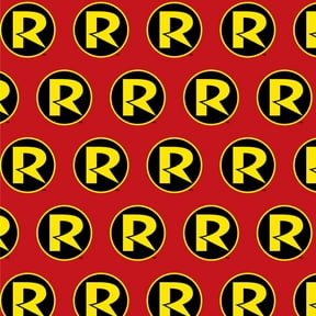 Batman Robin Logo Premium Roll Gift Wrap Wrapping Paper