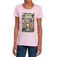 thumbnail image 1 of Batman Rogues Gallery Cover Women's T Shirt, Pink, Small, 1 of 6