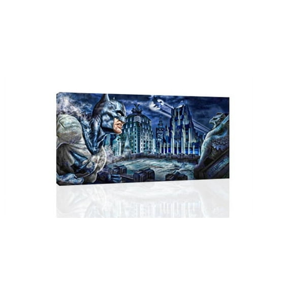 Batman Rooftop - CANVAS OR PRINT WALL ART