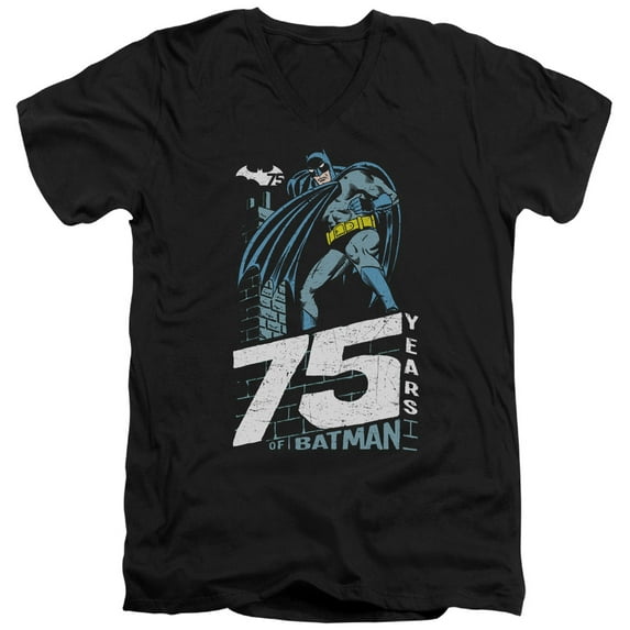 Batman - Rooftop - Slim Fit V Neck Shirt - XX-Large