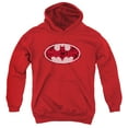 thumbnail image 1 of Batman - Rosey Signal - Youth Hooded Sweatshirt - Small, 1 of 2