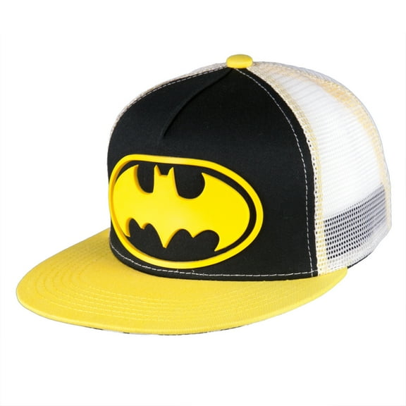 Batman - Rubber Patch Logo Snapback Cap
