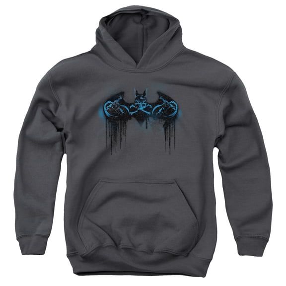 Batman - Run Away - Youth Hooded Sweatshirt - Small