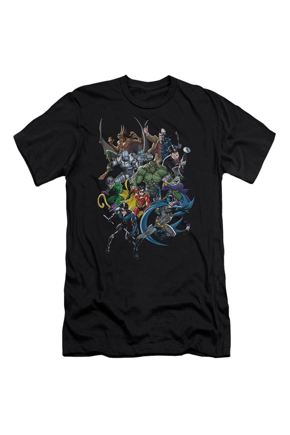 Batman - Saints And Psychos - Slim Fit Short Sleeve Shirt - Small