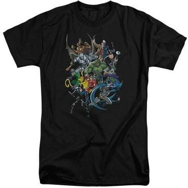Batman - Saints And Psychos - Tall Fit Short Sleeve Shirt - XXX-Large