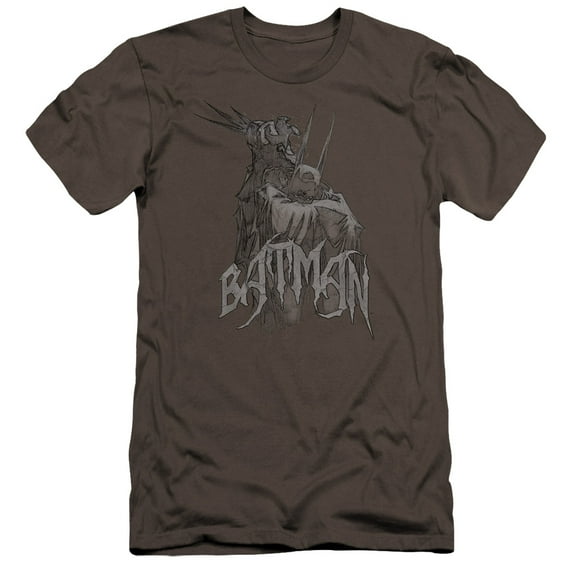 Batman - Scary Right Hand - Premium Slim Fit Short Sleeve Shirt - Large