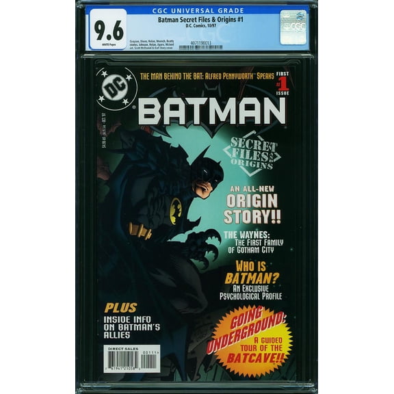 Batman Secret Files & Origins #1 - CGC 9.6 Comic Book