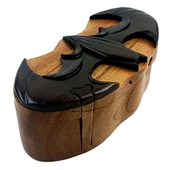 The Handcrafted Batman Wood Puzzle Box