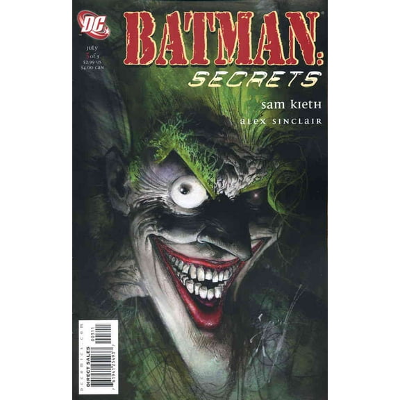 Batman: Secrets #3 VF ; DC Comic Book