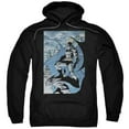 thumbnail image 1 of Batman Seurbat Adult Pullover Hoodie Sweatshirt Black, 1 of 1