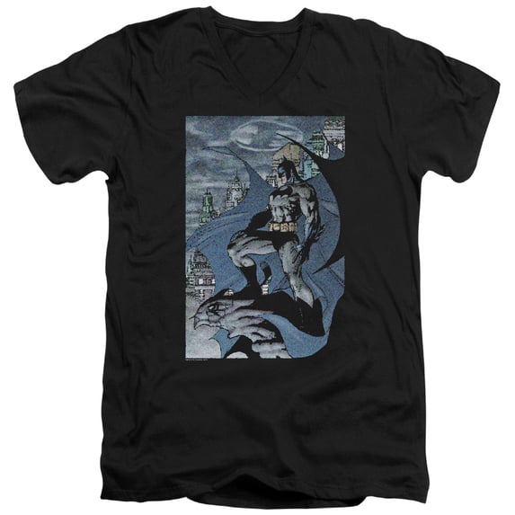 Batman - Seurbat - Slim Fit V Neck Shirt - Small