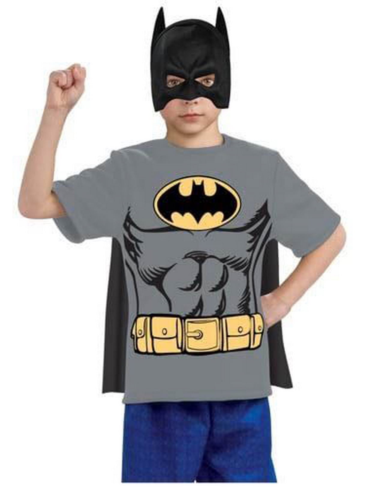 Rubie's RU-881342LG Batman Child Shirt Mask Cape L