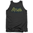 thumbnail image 1 of Batman Show Bat Logo Adult Tank Top Charcoal, 1 of 1