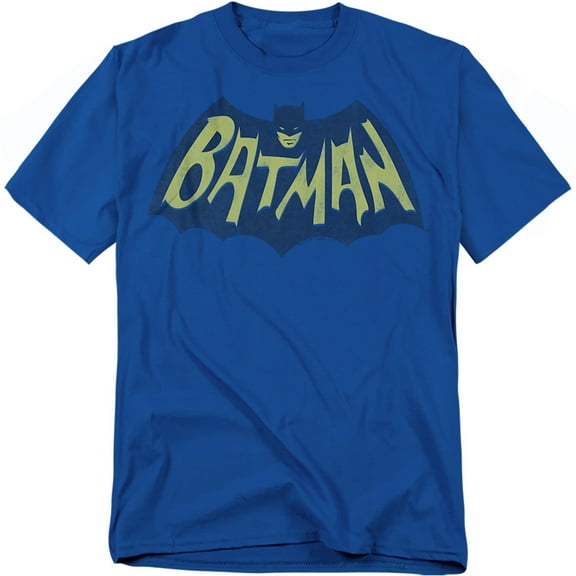 Batman Men's Show Bat Logo T-shirt Large Royal