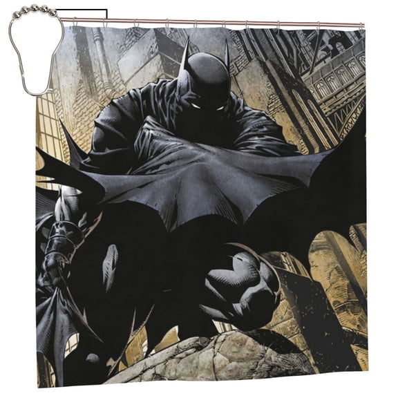 Batman Shower Curtain For Bathroom Decor 72x72 Inch Waterproof Bath Curtains Decorative Bathroom Accessories