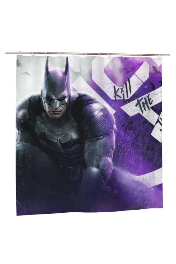 Batman Shower Curtain For Bathroom Decor 72x72 Inch Waterproof Bath Curtains Decorative Bathroom Accessories