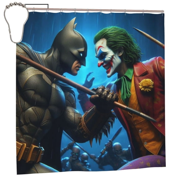 Batman Shower Curtain For Bathroom Decor 72x72 Inch Waterproof Bath Curtains Decorative Bathroom Accessories