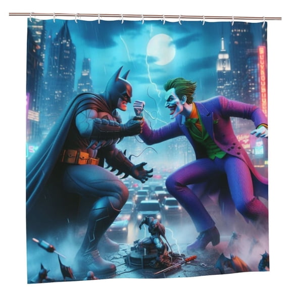 Batman Shower Curtain For Bathroom Decor 72x72 Inch Waterproof Bath Curtains Decorative Bathroom Accessories