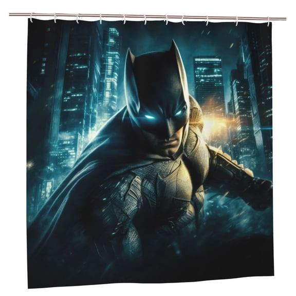 Batman Shower Curtain For Bathroom Decor 72x72 Inch Waterproof Bath Curtains Decorative Bathroom Accessories