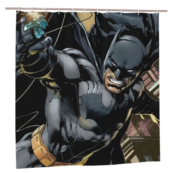 Batman Shower Curtain For Bathroom Decor 72x72 Inch Waterproof Bath Curtains Decorative Bathroom Accessories