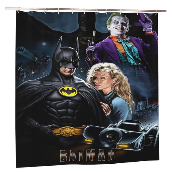 Batman Shower Curtain For Bathroom Decor 72x72 Inch Waterproof Bath Curtains Decorative Bathroom Accessories