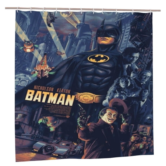 Batman Shower Curtain For Bathroom Decor 72x72 Inch Waterproof Bath Curtains Decorative Bathroom Accessories