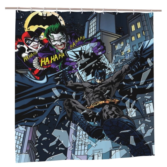 Batman Shower Curtain For Bathroom Decor 72x72 Inch Waterproof Bath Curtains Decorative Bathroom Accessories