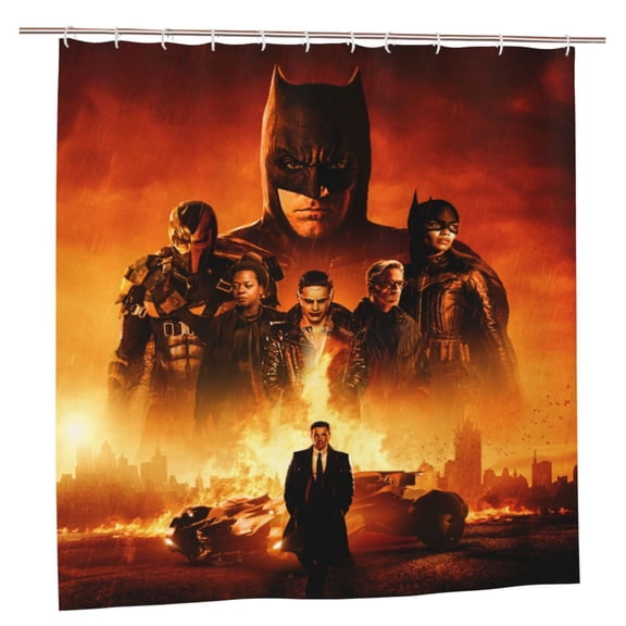 Batman Shower Curtain For Bathroom Decor 72x72 Inch Waterproof Bath Curtains Decorative Bathroom Accessories
