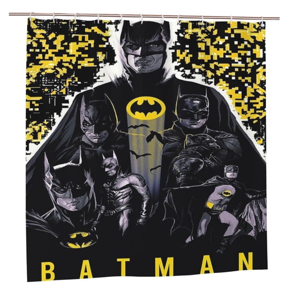Batman Shower Curtain For Bathroom Decor 72x72 Inch Waterproof Bath Curtains Decorative Bathroom Accessories
