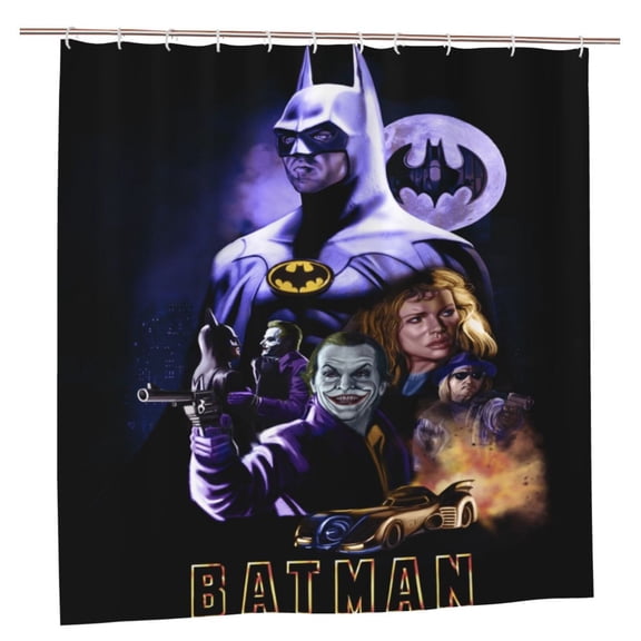 Batman Shower Curtain For Bathroom Decor 72x72 Inch Waterproof Bath Curtains Decorative Bathroom Accessories